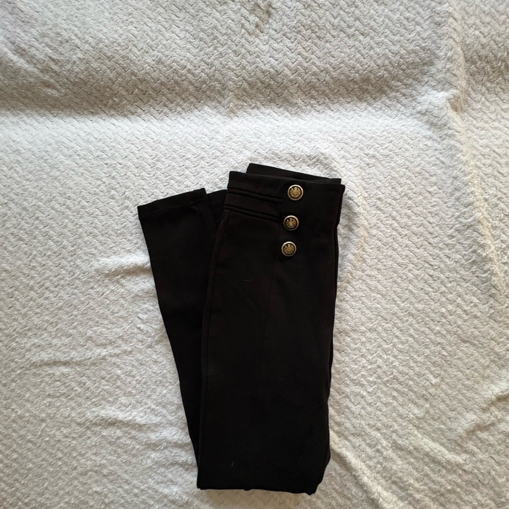 black professional zara pants